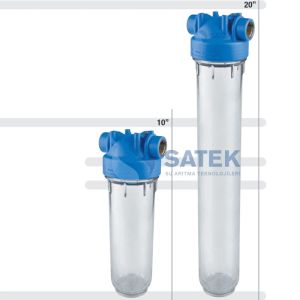 ATLAS FILTRI 10" DP MONO HOUSING 1" FİLTRE KABI RA1280701