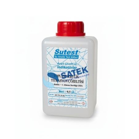 SUTEST TOPLAM SERTLİK TİTRASYON ÇÖZELTİSİ 0,5 Lt.