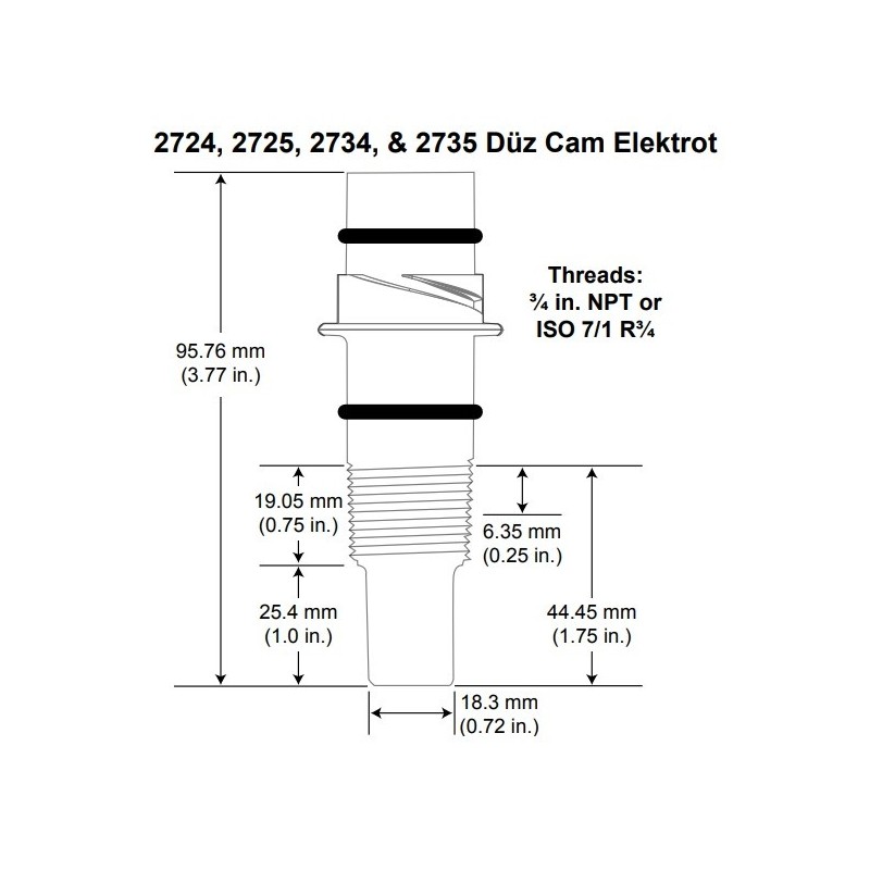 Électrode Sonde PH GF 3-2724-00 - Référence 159001545 - Neuf Sous Emballage - Pour Analyseur De PH